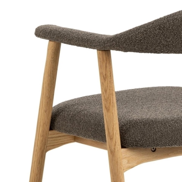 Krzesło Addi brązowe/ dąb Monza 40 - ACTONA